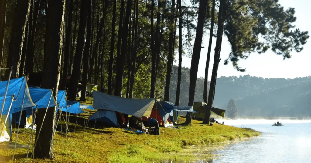 Camping-at-Lake-Catherine-State-Park