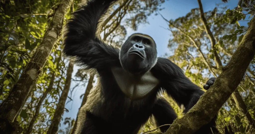 Intelligence-on-display-Gorilla-Jungle-san-diego-zoo