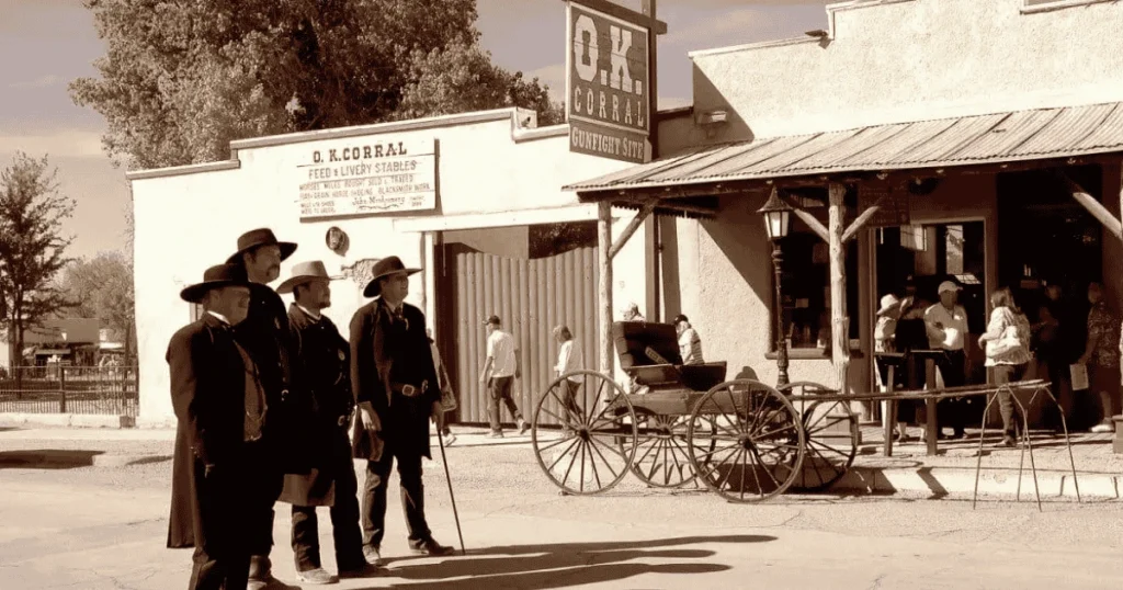 O.K. Corral shootout-Tombstone Epitaph