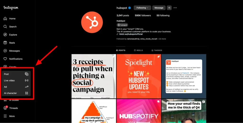 Team at an Instagram Marketing Company working on social media campaigns